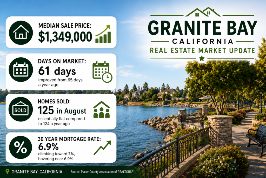 Granite Bay real estate market report, August 2026