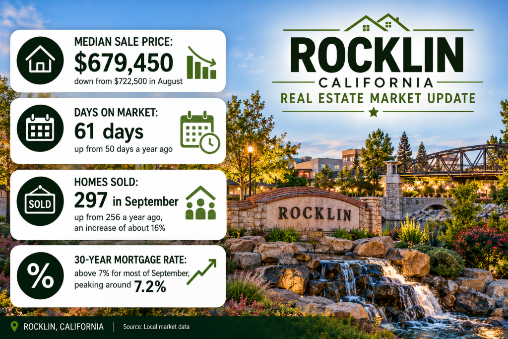 Rocklin Real Estate Market Report: September 2026
