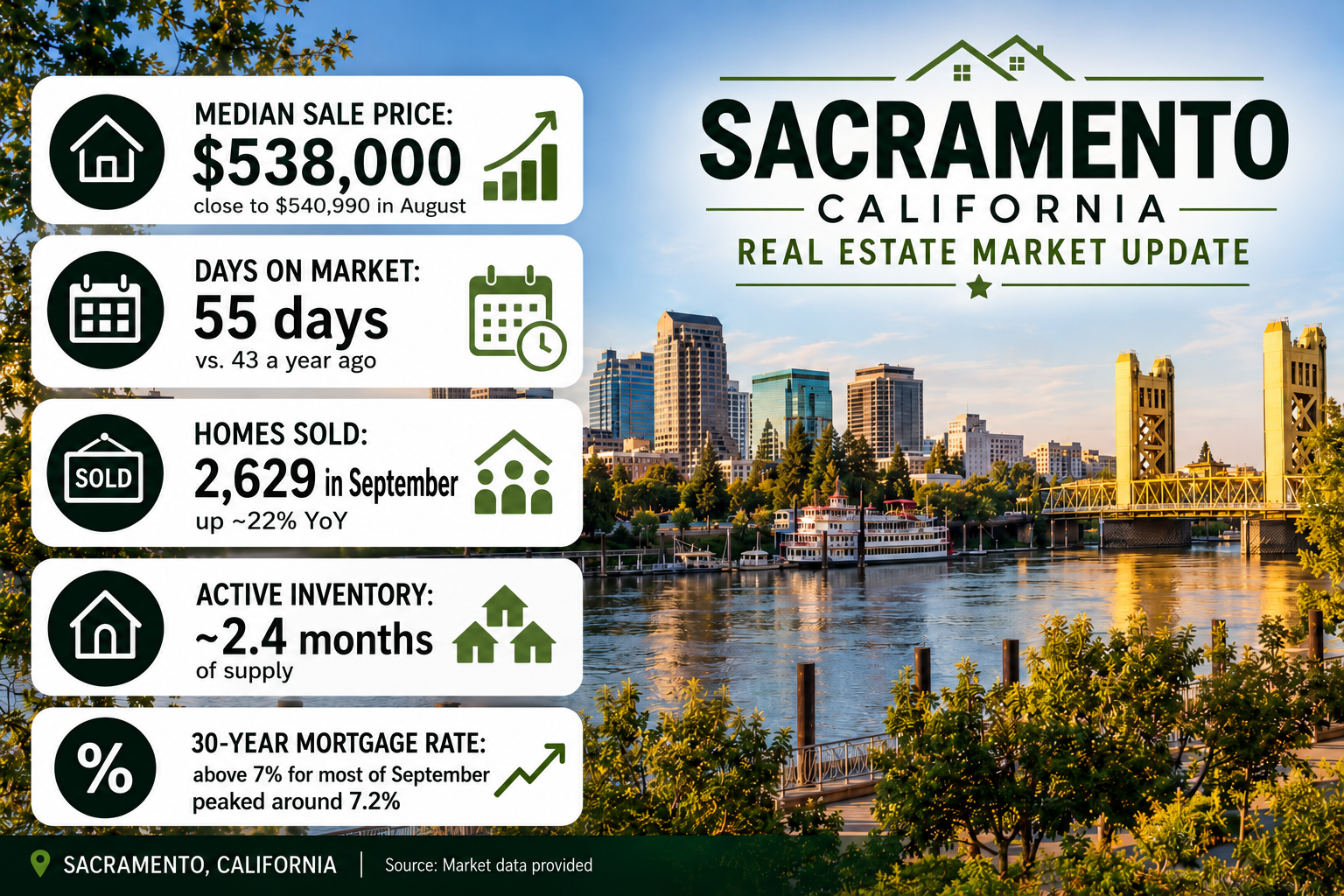 Sacramento Real Estate Market Report: September 2026